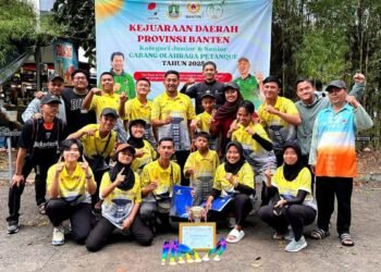 Kota Cilegon Juara Umum Kejurda Petanque Kelas Junior 1 petanque