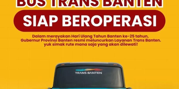 Bus Trans Banten Siap Beroperasi, Cek Informasi Rute dan Jadwalnya 1 Bus Trans Banten