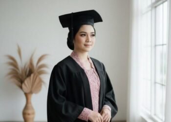 10 Prompt Gemini AI Foto Wisuda di Studio, Hasil Realistis dan Elegan 1 Foto wisuda dengan prompt Gemini AI