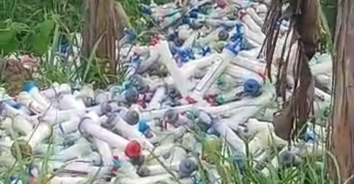 Limbah Medis Dibuang Sembarangan di Walantaka Kota Serang, Camat Sebut Sudah Sepekan Terjadi 1 limbah medis