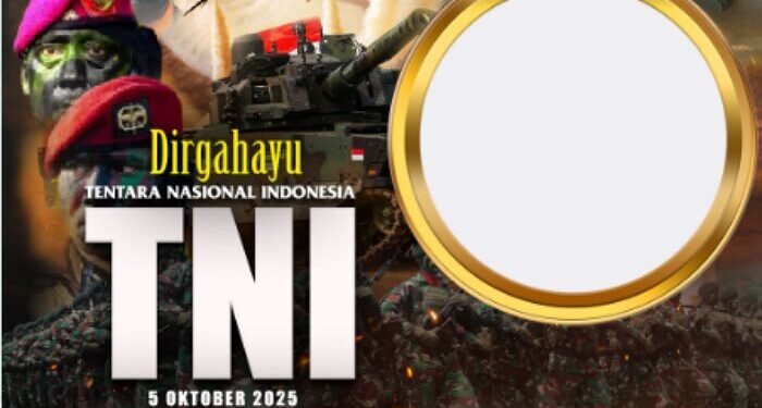 GRATIS! 13 Link Twibbon HUT TNI ke-80 Tahun 2025, Desain Gagah dan Tangguh 1 Link Twibbon HUT TNI ke 80