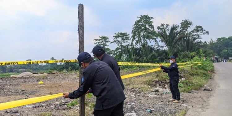 KLH/BPLH Segel Lokasi Radioaktif Cs-137 di Modern Cikande, Warga Dilarang Mendekat 1 Lokasi Radioaktif Cs-137