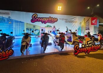 Motor Scoopy di Honda Banten
