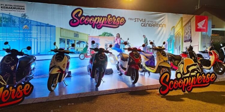 Motor Scoopy di Honda Banten