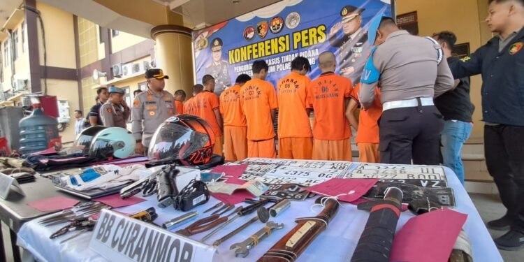 Aksi Bersih-Bersih, Sepekan Polres Serang Tangkap 9 Pelaku Kejahatan 1 Polres Serang tangkap kejahatan