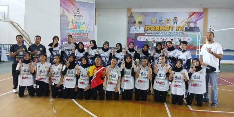 12 Tim Voli Bersaing Rebut Medali Emas Porkot Serang IV 2025 1 Porkot Serang IV 2025