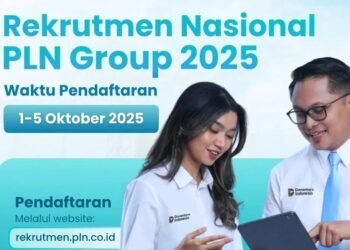 Segera Daftar! Rekrutmen Nasional PLN Group 2025, Cek Syarat dan Jurusan yang Dibuka 1 Rekrutmen Nasional PLN Group 2025.