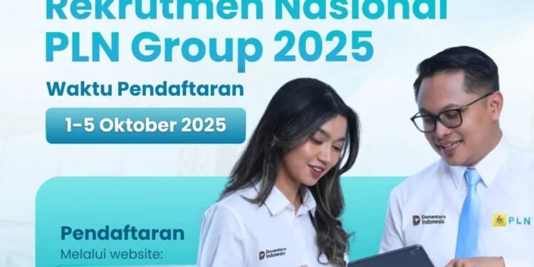 Rekrutmen Nasional PLN Group 2025.