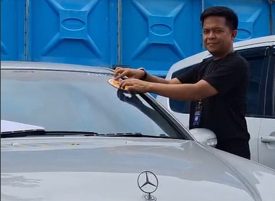 Mobil Elit Bayar Pajak Sulit, Petugas Samsat Kota Serang Ciduk Mobil Mercy yang Nunggak 1 pajak kendaraan