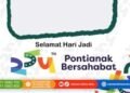Twibbon HUT Kota Pontianak ke-254