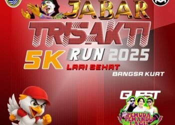 Event Lari Jabar Trisakti Run 2025, Pelari Kalcer Bandung Wajib Gabung 1 event lari