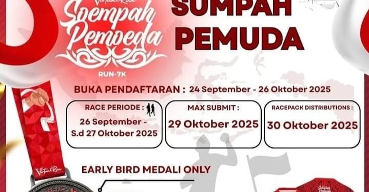 Segera Daftar! Virtual Run 2025, Bawa Semangat Hari Sumpah Pemuda di Setiap Langkah 1 Virtual RUn 2025