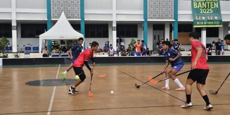 Kejurda Floorball, Kota Cilegon Bawa Pulang 1 Emas Dari Kategori Putri 1 floorball