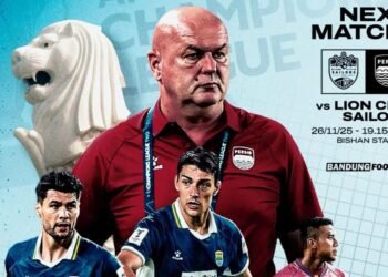 Prediksi Lion City Sailors vs Persib Bandung, Misi Maung Bandung Amankan Poin 1 Big Match Lion City Sailors vs Persib Bandung