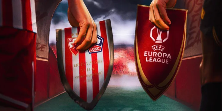 Liga Eropa Crvena Zvezda vs LOSC Lille, Kedua Tim Datang dengan Kekalahan Dramatis 1 Crvena Zvezda
