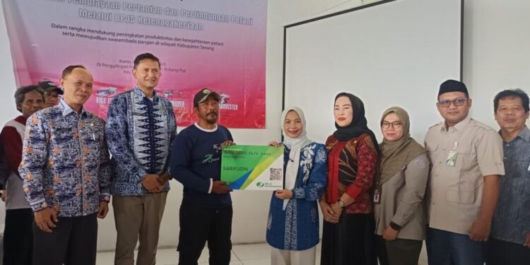 Biaya BPJS Ketenagakerjaan Untuk Petani, Pemkab Serang Gelontorkan Rp101 juta 1 Kabupaten Serang