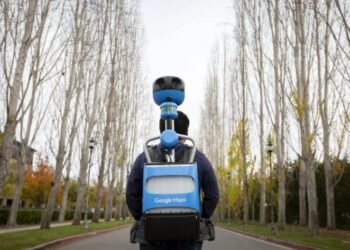 Petugas Google Maps keliling