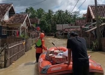 Banjir di Pandeglang Meluas, 4 Kecamatan Kini Ikut Terendam 5 banjir Pandeglang