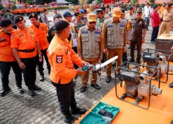 Banjir Mengancam Provinsi Banten, Perahu Karet Milik BPBD Bocor 1 banjir