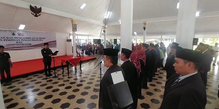 Daftar Pejabat Eselon II Pemkab Lebak yang Dirombak, Eks Direktur RSUD Adjidarmo Digeser ke DPRD 1 eselon II