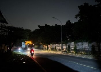 penerangan jalan di Kota Cilegon