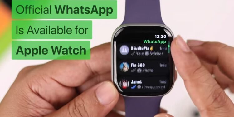 WhatsApp di Apple Watch