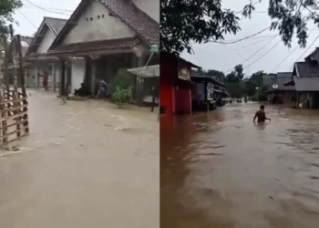 Angsana Pandeglang Banjir, Aktifitas jadi Terganggu 11 banjir