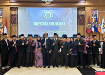 Rektor Uniba Lantik Pejabat Struktural Baru 8 Uniba
