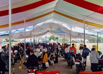 Arus kendaraan Pelabuhan Ciwandan