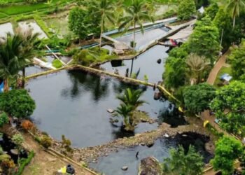 Pemandian Citaman Batu Goong di Kaki Gunung Pulosari, Liburan Hemat Hilangkan Penat 6 Citaman Batu Goong