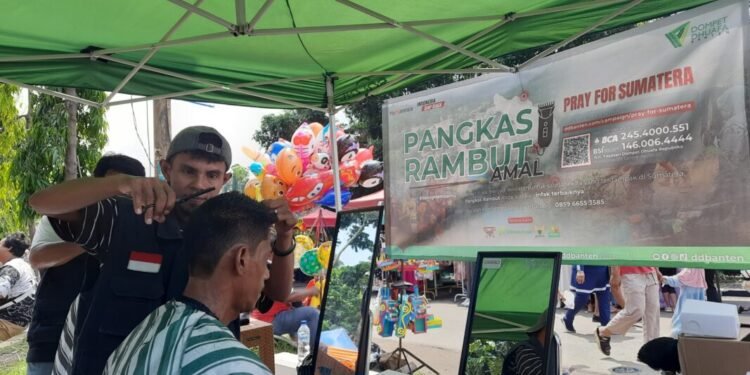 Dompet Dhuafa Banten Galang Dana untuk Bantu Sumatra Lewat Pangkas Rambut Amal 1 Dompet Dhuafa Banten