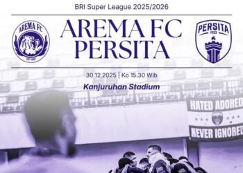 Duel Arema FC vs Persita