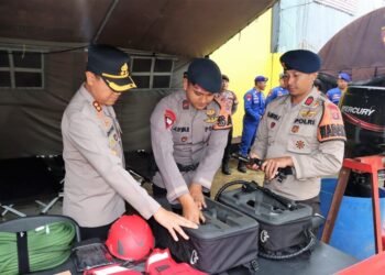 Polres Pandeglang Buka Posko Siaga Bencana di Tempat Wisata 9 Pandeglang