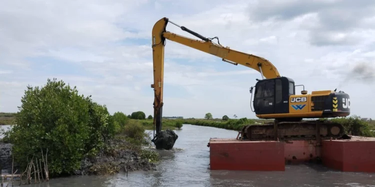 Sungai Tonjong di Kramatwatu Dinormalisasi Untuk Cegah Banjir di Kabupaten Serang 1 Kabupaten serang