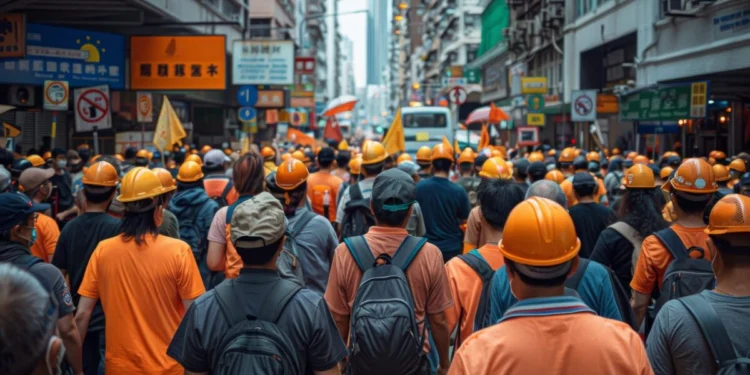 ilustrasi buruh tuntut kenaikan UMK 2026 di Banten