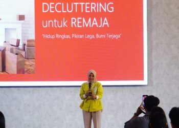 Edukasi decluttering yang digagas oleh PT AHM guna meningkatkan kepedulian kepada anak muda terkait lingkungan. (Dok/AHM)