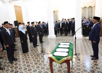 Pelantikan eselon II Pemprov Banten