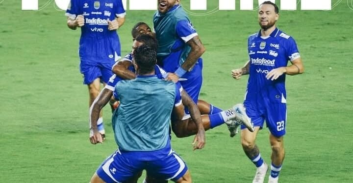 Persib Bandung menang 3-1 atas Borneo FC pada laga tunda pekan ke-4 BRI Super League