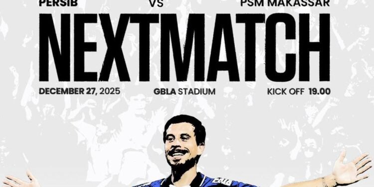 Persib vs PSM di BRI Super League