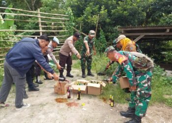 Razia tahun baru di Kecamatan Pamayaran