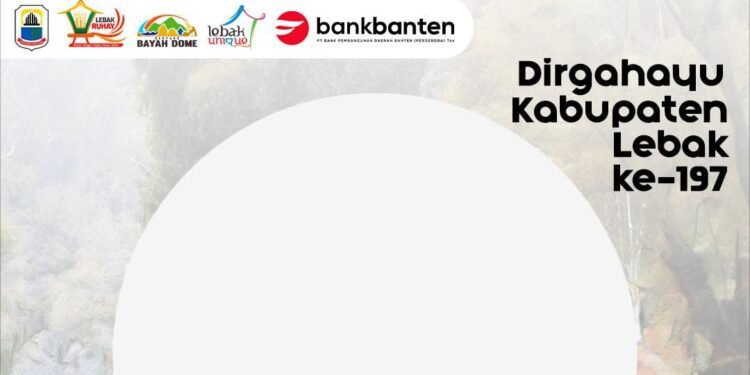 Twibbon HUT Kabupaten Lebak