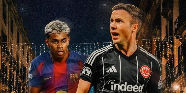 Liga Champions Barcelona vs Frankfurt