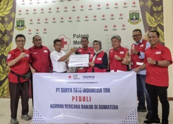 Dua Perusahaan di Tanah Jawara Salurkan Bantuan Bencana Sumatera Melalui PMI Banten 9 bantuan
