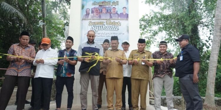 sumur bor di Desa Renged