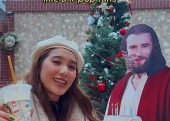 Natal unik di Korea.