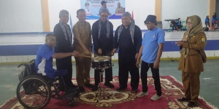 atlet disabilitas di ajang Peparkot Serang