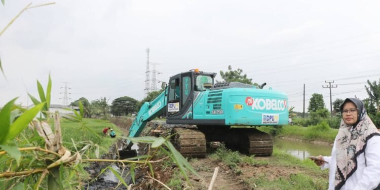 DPUPR Kabupaten Serang normalisasi saluran air