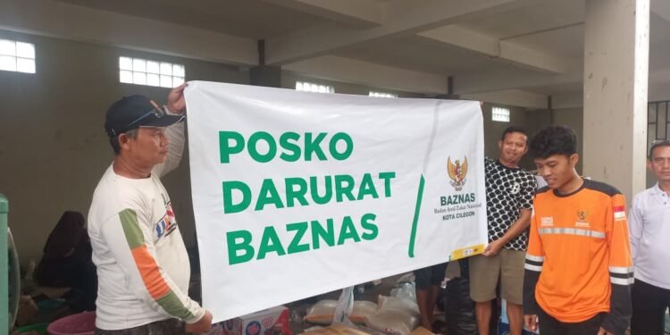 Baznas Cilegon Terus Salurkan Bantuan Logistik Korban Banjir melalui Dapur Umum 1 Banjir