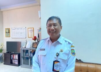 Proses pembangunan perpustakaan baru Kota Cilegon
