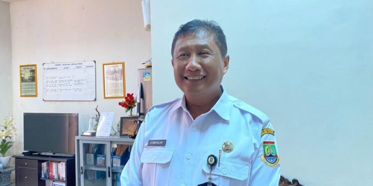 Proses pembangunan perpustakaan baru Kota Cilegon